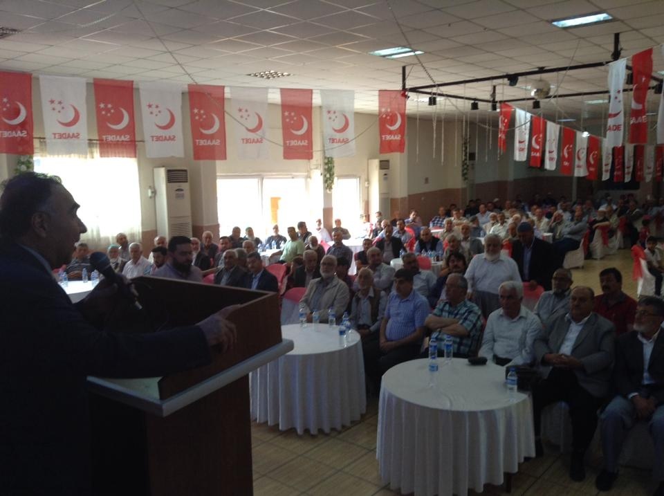 SAADET DRTYOL'DA BAYRAK DEM